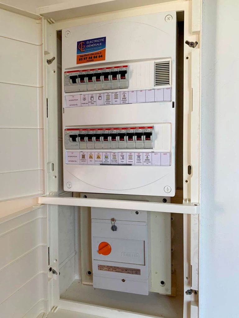 le guillant électricité tableau électrique neuf