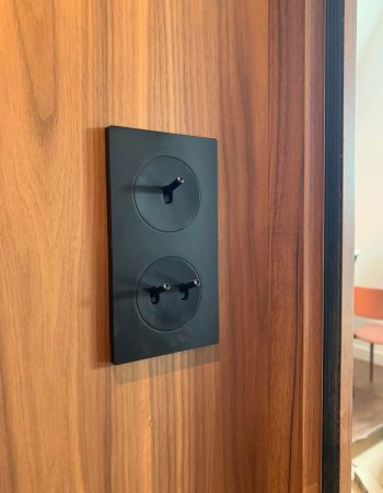 le guillant électricité appareillage interrupteurs noirs