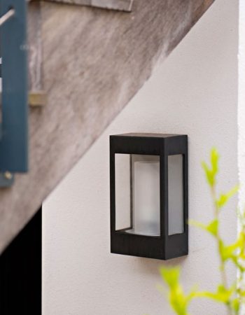 le guillant électricité éclairage extérieur applique murale métal noir