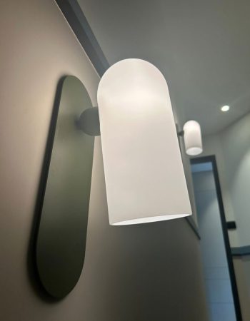 le guillant électricité éclairage appliques murales vertes et blanches